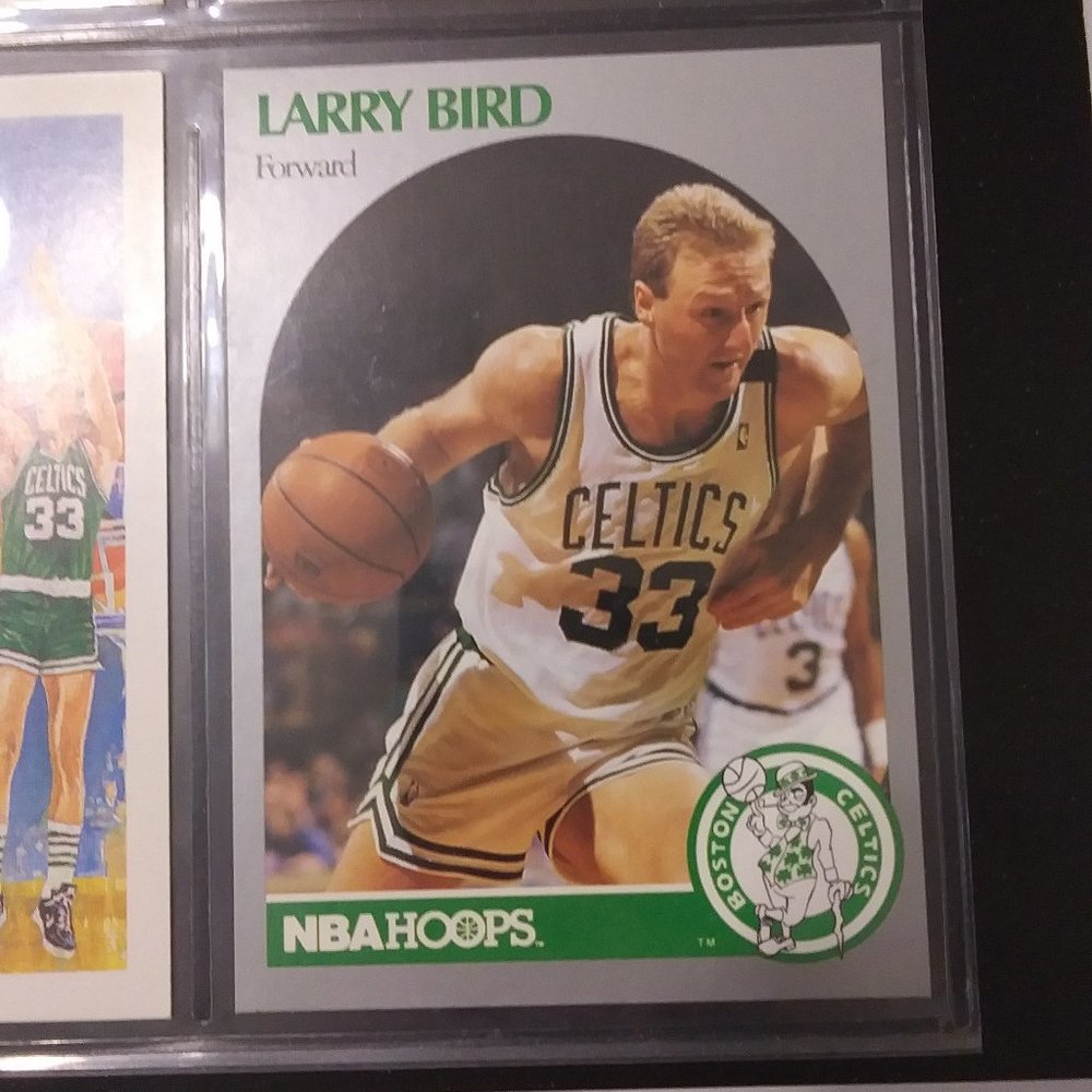 Larry Bird NBA Hoops 90s card #39 mint trading card